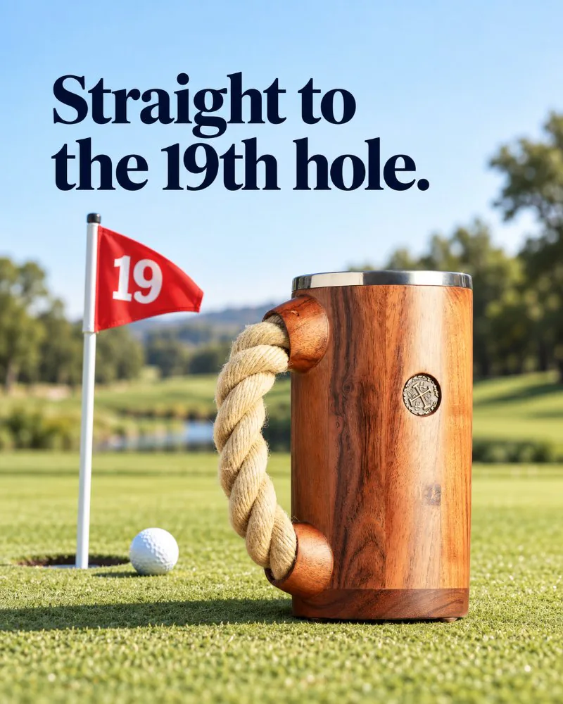 CHUUG static ad: “Straight to the 19th hole.”