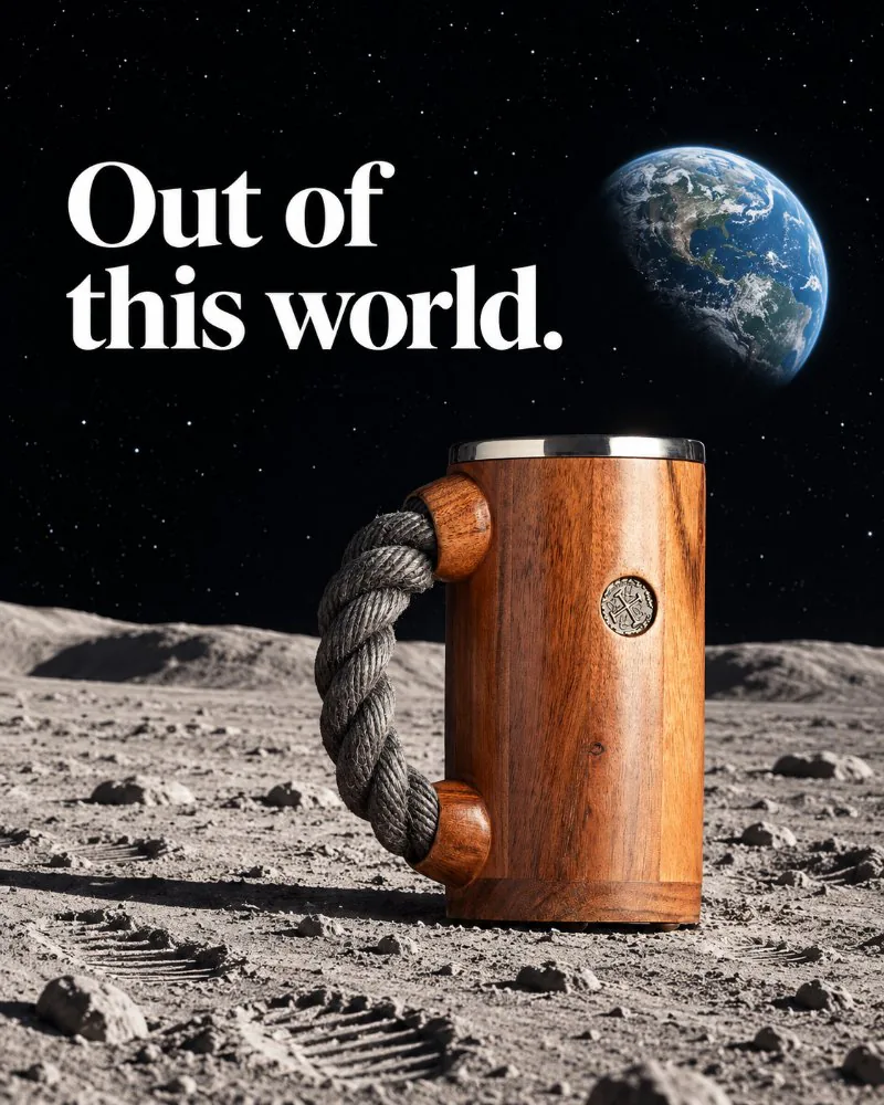 CHUUG static ad: “Out of this world.”