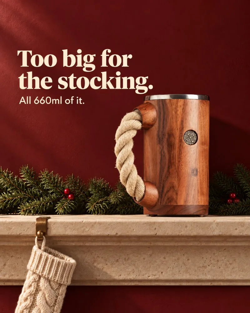 CHUUG static ad: “Too big for the stocking.”