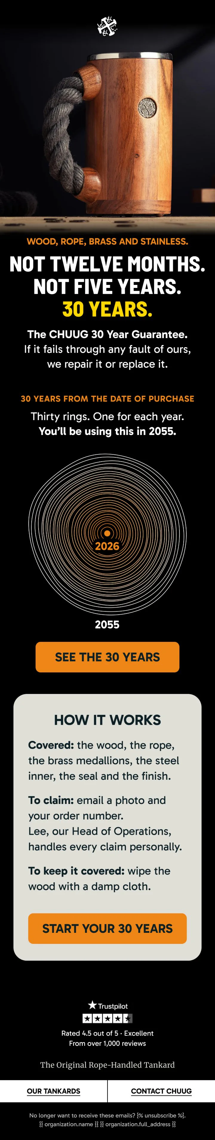 October campaign: Thirty Rings