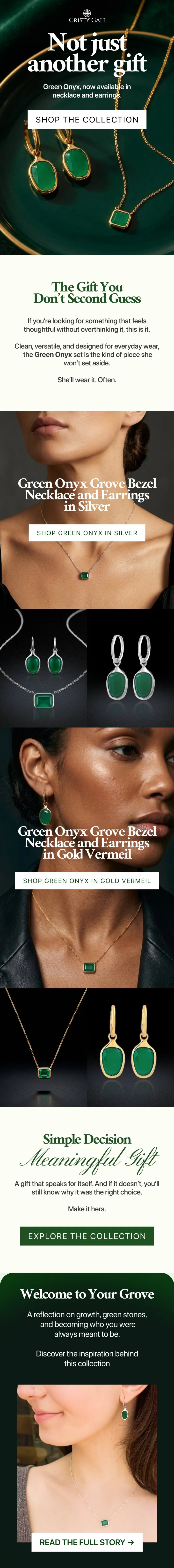 Green Onyx: Not just another gift