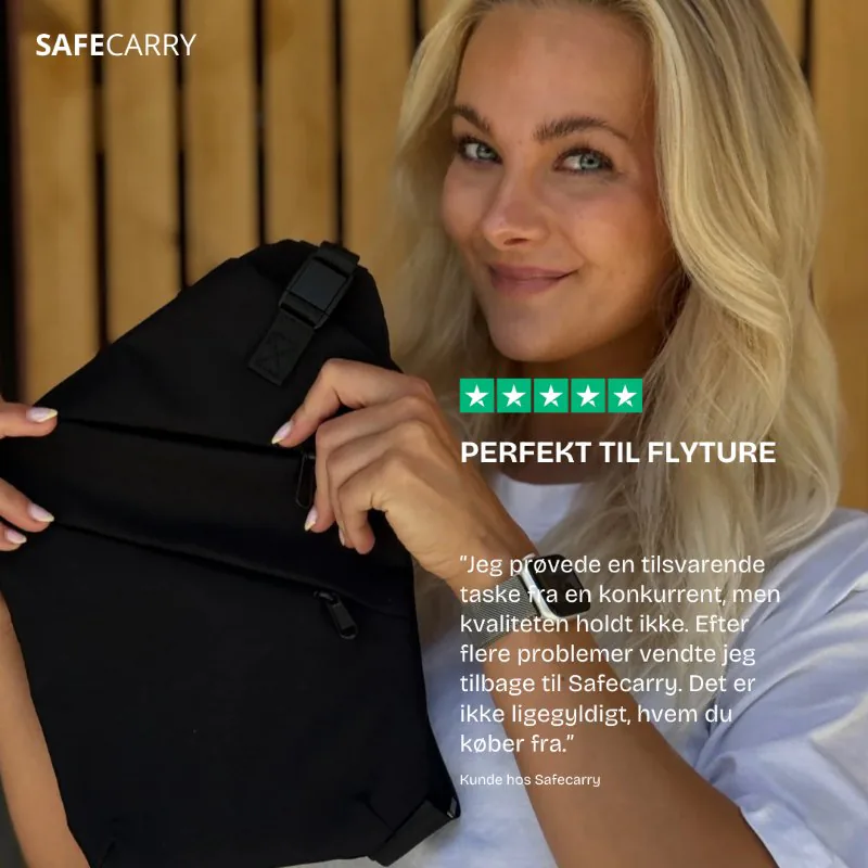 SafeCarry static ad: “Den perfekte rejsetaske”