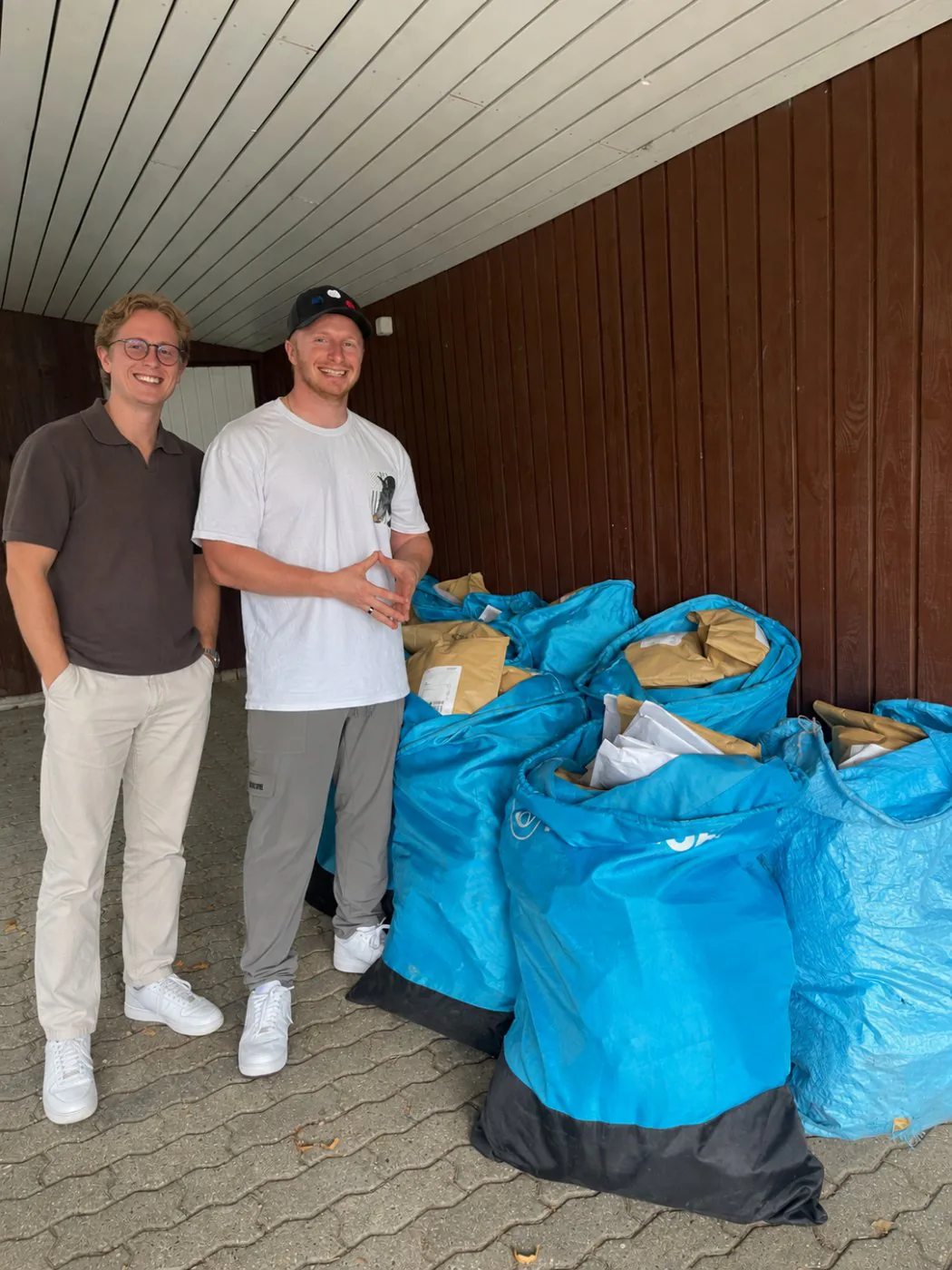 Simon with Patrich from SafeCarry